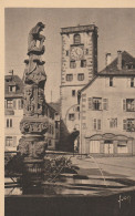 RIBEAUVILLE : Tour De La Boucherie Et Place De L'Hôtel De Ville - Ribeauvillé