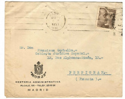 80096 -  De MADRID  Pour La France - Cartas & Documentos