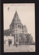 CPA - 80 - Moreuil - L'Eglise - Animée - Circulée En 1915 - Moreuil