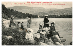 Gérardmer - Un Groupe D'enfants De La Colonie Scolaire Sur Les Rives Du Lac - Gerardmer