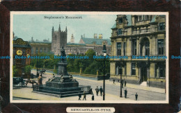 R027078 Stephensons Monument. Newcastle On Tyne. A. And G. Taylor. Reality. 1909 - Welt