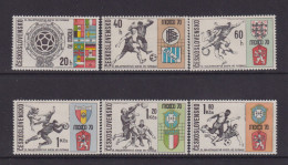 CZECHOSLOVAKIA  - 1970 Football World Cup Set Never Hinged Mint - Ungebraucht