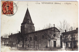 CPA Carte Postale / 69 Rhône, Vénissieux / Imp. B. & G. - 1714 / L'Église. - Vénissieux