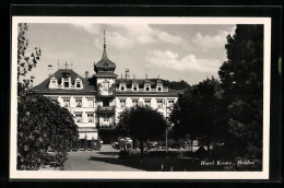 AK Heiden, Hotel Krone, Bes. P. E. Kühne  - Heiden