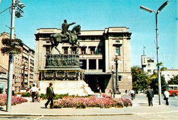 73311485 Beograd Belgrad Trg Republike Denkmal Reiterstandbild Beograd Belgrad - Serbia