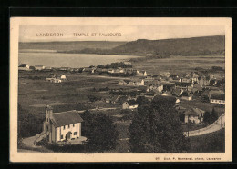 AK Landeron, Temple Et Faubourg  - Autres & Non Classés