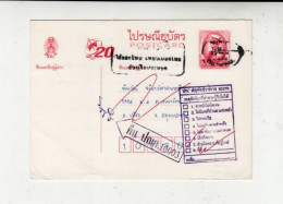 Thailand / Stationery / Rama 9 / Undelivered Mail / Returned To Sender - Thaïlande