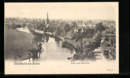 Pc Stratford-on-Avon, View From Memorial  - Andere & Zonder Classificatie