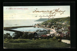 Pc St. Aubins, General View, Harbour  - Andere & Zonder Classificatie