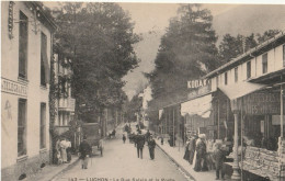 LUCHON  La Rue Sylvie Et La Poste - Luchon