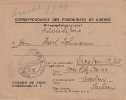 German Prisoner Of War Letter From France, Depot PG 21 Located Laon (Aisne) Signed 18.8.1946. Postal Weight - Militaria