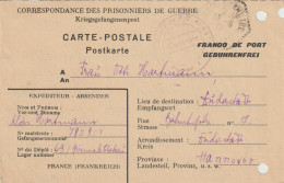 German Prisoner Of War Card From France, Depot PG 63 Located Brienne Le Château (Aube) Signed 11.9.1946 - Militares