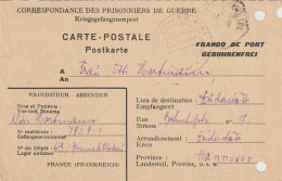 German Prisoner Of War Card From France, Depot PG 63 Located Brienne Le Château (Aube) Signed 11.9.1946 - Militaria