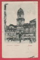 Fiume / Rijeka - Torre Civica - Stadtthurn - 1900 ( Voir Verso ) - Croazia