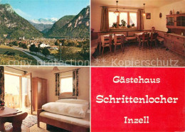 73311167 Inzell Gesamtansicht Mit Alpenpanorama Gaestehaus Schrittenlocher Inzel - Other & Unclassified