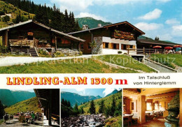 73311141 Hinterglemm Saalbach Lindlingalm Almhuette Landschaftspanorama Alpen Hi - Other & Unclassified