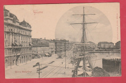 Fiume / Rijeka - Riva Szapary - 1900 ( Voir Verso ) - Croazia