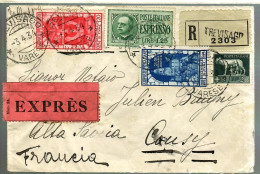 80106 -  En EXPRES Pour La France - Storia Postale