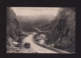 CPA - 66 - St-Paul-de-Fenouillet - Gorges De La Fou - Vieux Pont Romain - Animée - Non Circulée - Sonstige & Ohne Zuordnung