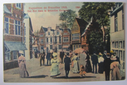 BELGIQUE - BRUXELLES - Exposition Universelle De 1910 - Une Rue Dans Bruxelles Kermesse - Expositions Universelles