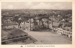 FRANCE - Quimperlé - Les Halles Et Place Saint Michel - Carte Postale Ancienne - Quimperlé