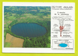 63 LE GOUR DE TAZENAT Vers Riom Charbonnières Volcan à Dynamisme Type MAAR En 1987 VOIR TIMBRE Fables De La Fontaine - Riom