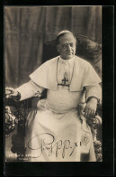 AK Papst Pius XI. In Robe Mit Kreuzkette  - Papi