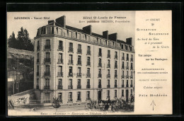CPA Lourdes, Nouvel Hôtel, Hôtel St-Louis De France  - Lourdes