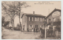 32 - Gers / RISCLE -- Hôtel DUMARTIN - Avenue De La Gare. - Riscle