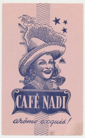 Buvard 12.9 X 21 Café NADI Antilles Brésil - Koffie En Thee