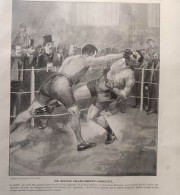 1899 BOXE FRANÇAISE - LE MATCH CHARLEMONT = DRISCOLL - Revue Sportive " LA VIE AU GRAND AIR " - 1900 - 1949