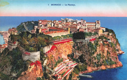 MONACO - Le Rocher - Vue Générale - Carte Postale Ancienne - Andere & Zonder Classificatie