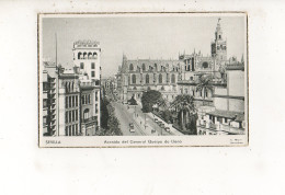 SEVILLA - Avenida Del General Queipo De Llano (carte Animée) - Sevilla (Siviglia)