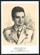 Künstler-AK Sowjetischer Kosmonaut Sudow  - Spazio
