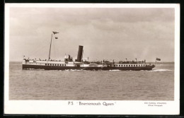 AK P. S. Bournemouth Queen Im Wasser  - Andere & Zonder Classificatie