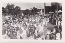 MARTINIQUE FORT DE FRANCE DEFILE MARINS CIRCA 1950 - Barcos