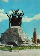 TURQUIE - Cennet Sehir - Antalya - Turkiye - Monument Of Ataturk And The Grooved Minare - Statues - Carte Postale - Turquie