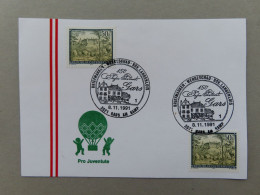 Österreich Pro Juventute - Mit Sonderstempel 8. 11. 1991 Gars Am Kamp, 150 Postamt In Gars Am Kamp (Nr.1383) - Sonstige & Ohne Zuordnung