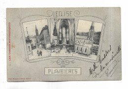 88 -  PLOMBIERES-LES-BAINS  -  L' Eglise - 3 Vues - Plombieres Les Bains