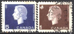 Used Stamps  Queen Elizabeth II 1962 1963  From Canada - Royalties, Royals