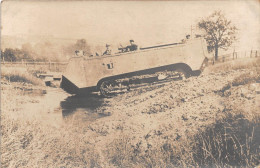 Militaria -  Carte Photo - Char - Tank - Materiale