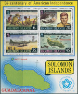 Solomon Islands 1976 SG325 American Independence MS MNH - Isole Salomone (1978-...)
