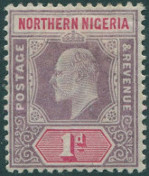 Northern Nigeria 1902 SG11 1d Dull Purple And Carmine KEVII MH - Nigeria (...-1960)