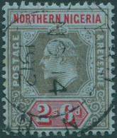 Northern Nigeria 1911 SG37 2/6d Black And Red On Blue Paper KEVII FU - Nigeria (...-1960)