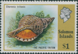 Solomon Islands 1976 SG318 $1 Trumpet Triton Shell MNH - Isole Salomone (1978-...)