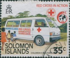 Solomon Islands 1989 SG645 35c Minibus FU - Isole Salomone (1978-...)