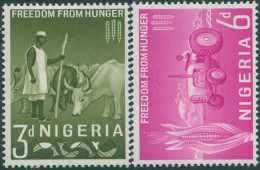 Nigeria 1963 SG0129-130 Freedom From Hunger Set MLH - Nigeria (1961-...)