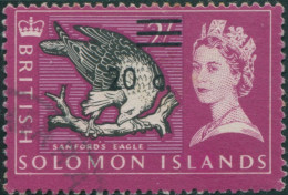 Solomon Islands 1966 SG147 20c On 2/- Sanford's Sea Eagle FU - Islas Salomón (1978-...)