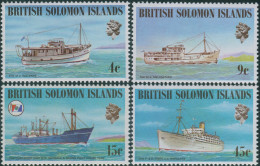 Solomon Islands 1975 SG272-275 Ships And Navigators Set MLH - Salomon (Iles 1978-...)