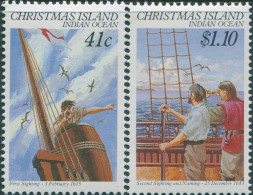 Christmas Island 1990 SG285-286 Navigators Set MNH - Christmaseiland